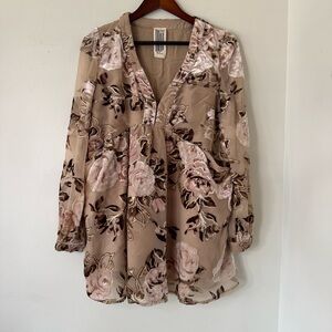 Free People Velvet Tunic Mini Dress Size XS